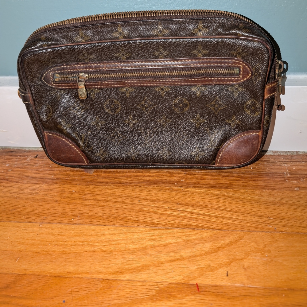 Louis Vuitton Brown Monogram Travel Bag